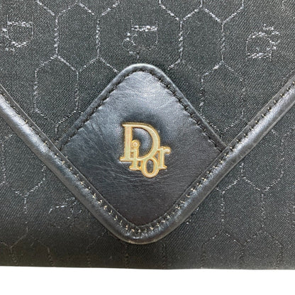 Christian Dior Black Canvas Shoulder Bag