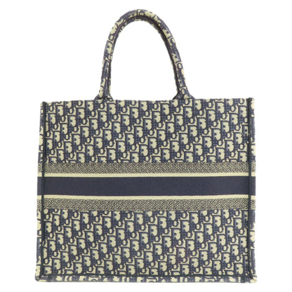 Christian Dior Navy Canvas Tote Bag Style 3