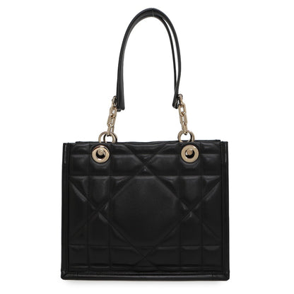 Christian Dior Black Leather Tote Bag
