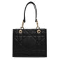 Christian Dior Black Leather Tote Bag
