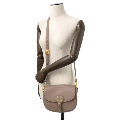 Christian Dior Grayish Leather Shoulder Bag