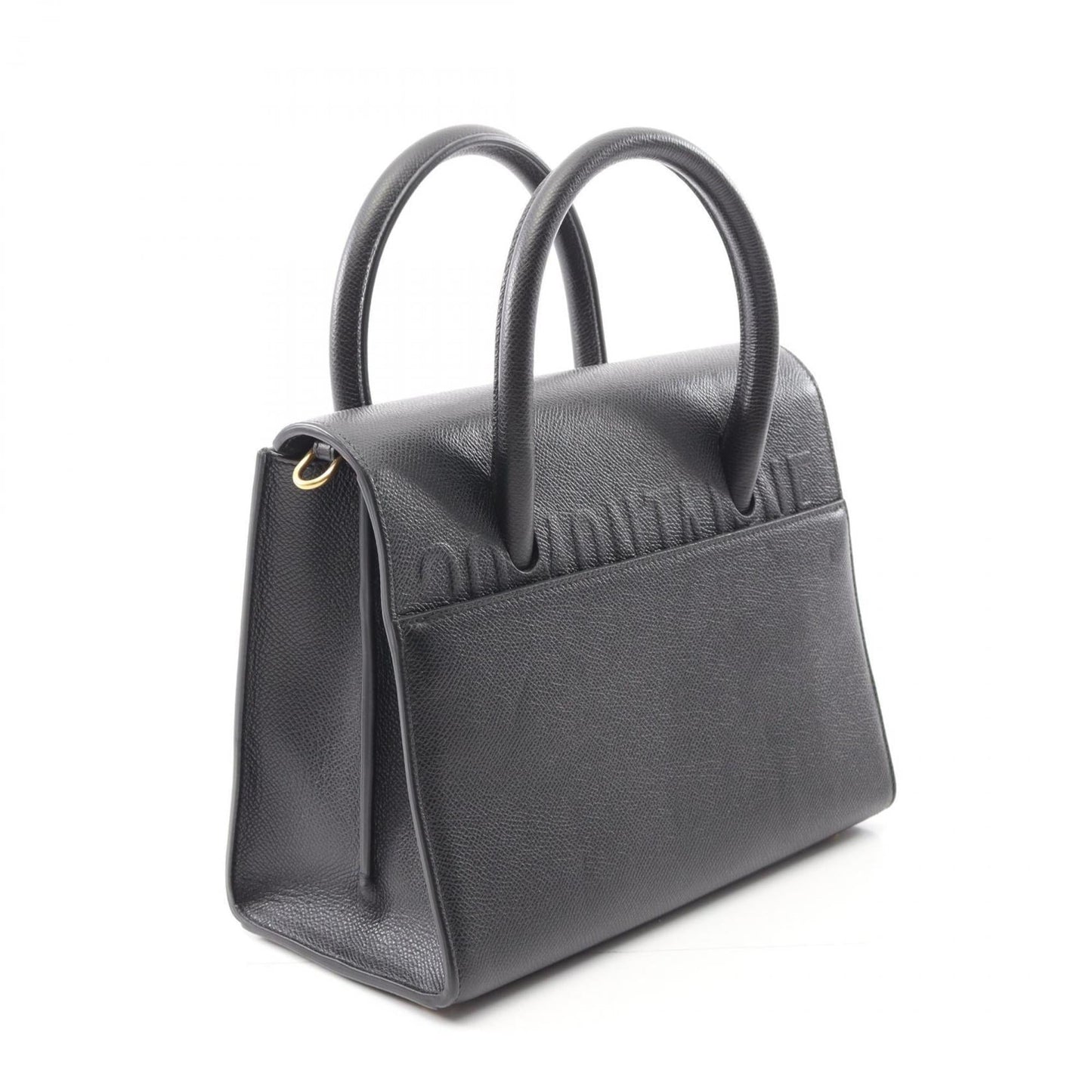 Christian Dior Black Leather Handbag Style 6