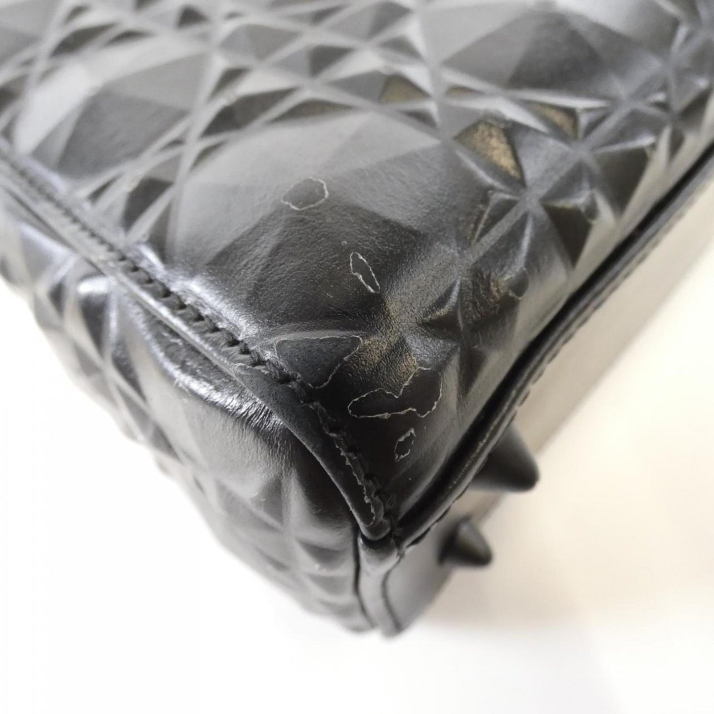 Christian Dior Black Leather Handbag Style 9