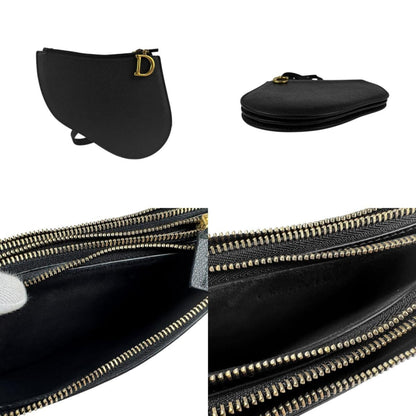 Christian Dior Black Leather Shoulder Bag Style 19