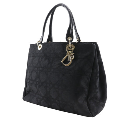 Christian Dior Black Nylon Canvas Tote Bag
