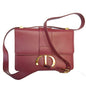 Christian Dior Pink Leather Shoulder Bag Style 6