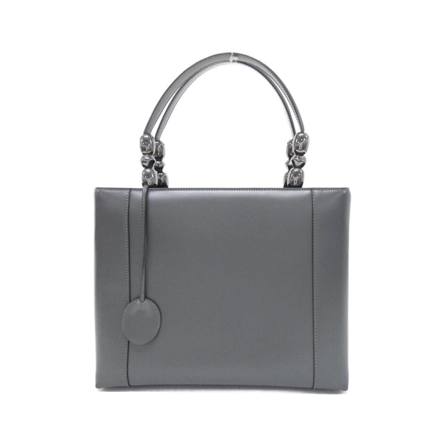 Christian Dior Gray Leather Handbag Style 2