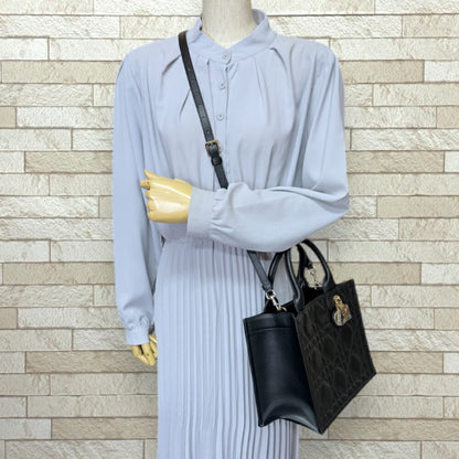 Christian Dior Black Leather Shoulder Bag Style 37