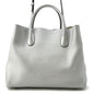 Christian Dior Silver Leather Handbag Shoulder Bag