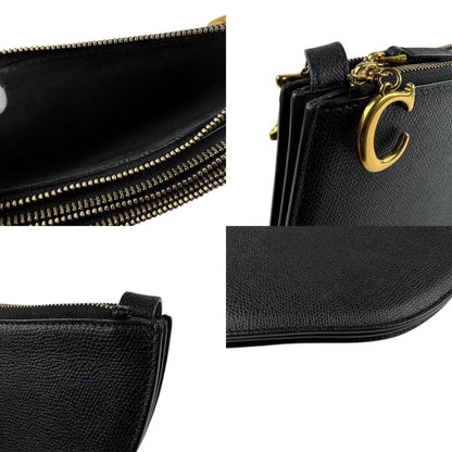 Christian Dior Black Leather Shoulder Bag Style 19