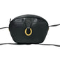 Christian Dior Black Leather Pvc Pochette Shoulder Bag Leather