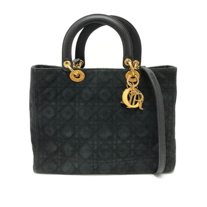 Christian Dior Black Leather Handbag Style 16