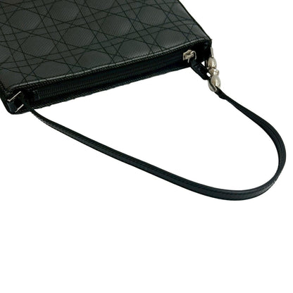 Christian Dior Black Leather Shoulder Bag Style 9