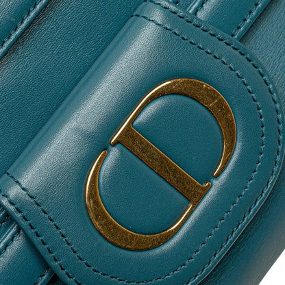 Christian Dior Blue Leather Shoulder Bag Style 7