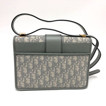 Christian Dior Gray Leather Shoulder Bag Style 8