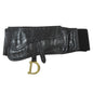 Christian Dior Black Leather Sling Bag Leather