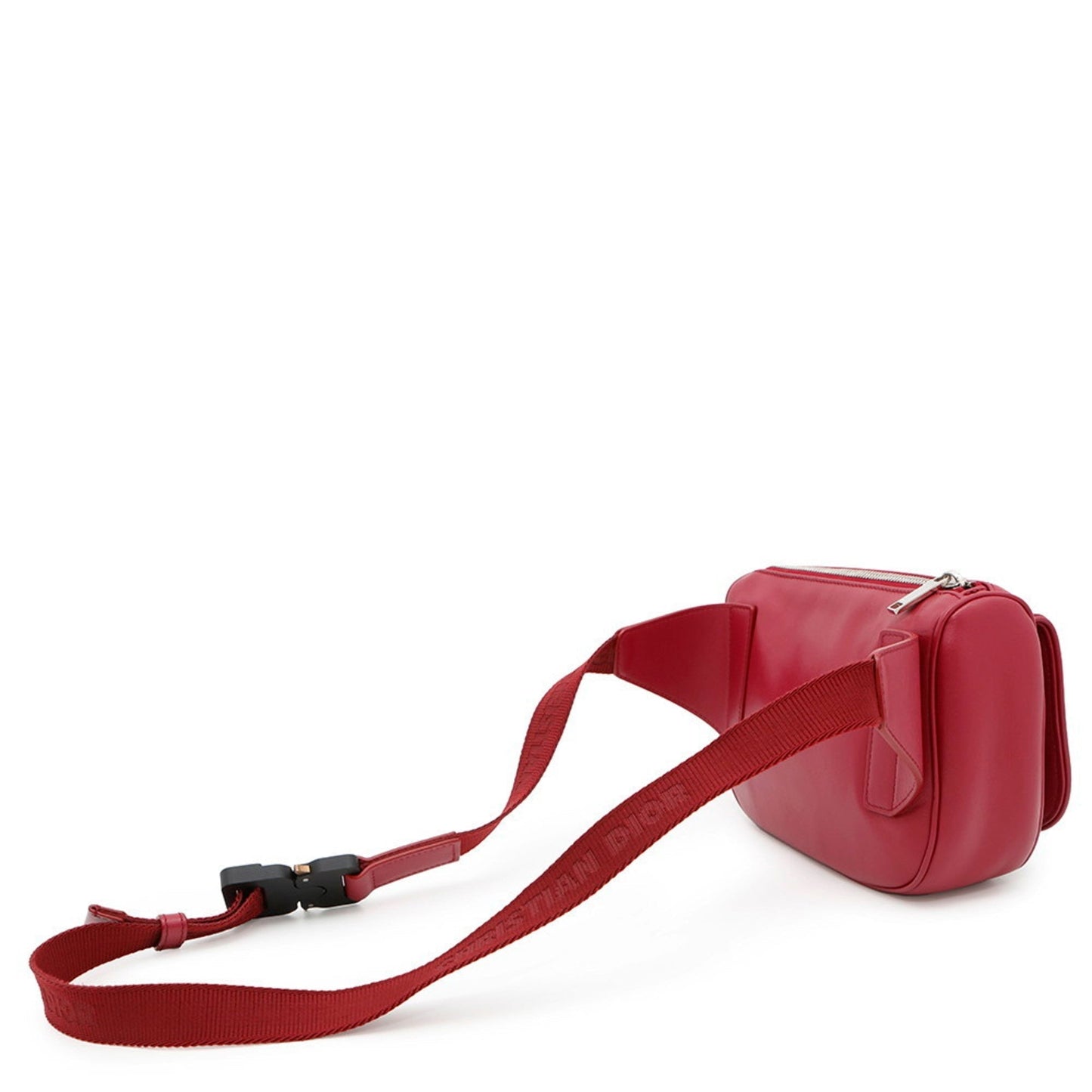 Christian Dior Red Color Leather Sling Bag