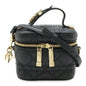 Christian Dior Lady Dior Black Leather Shoulder Bag