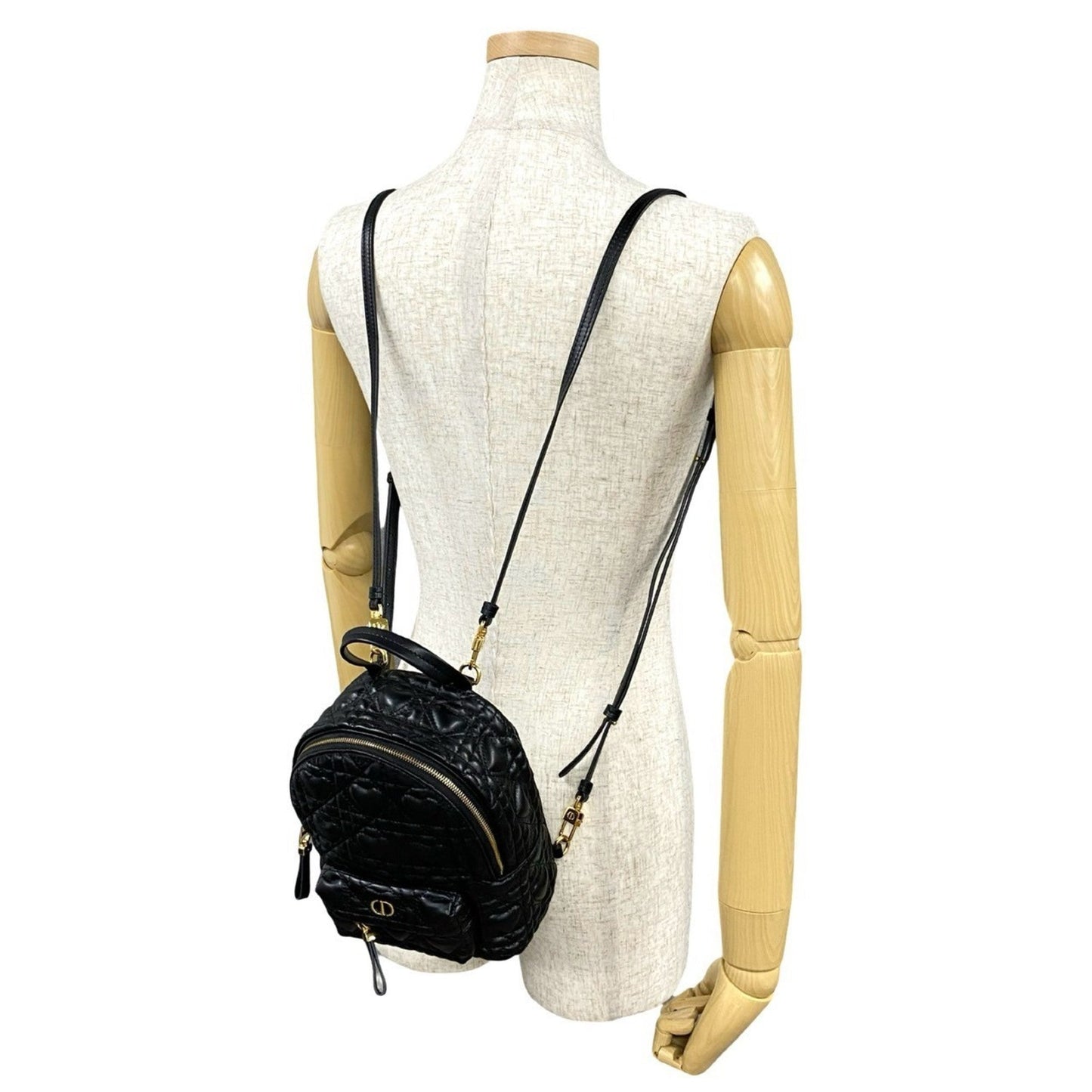Christian Dior Black Leather Backpack Style 6