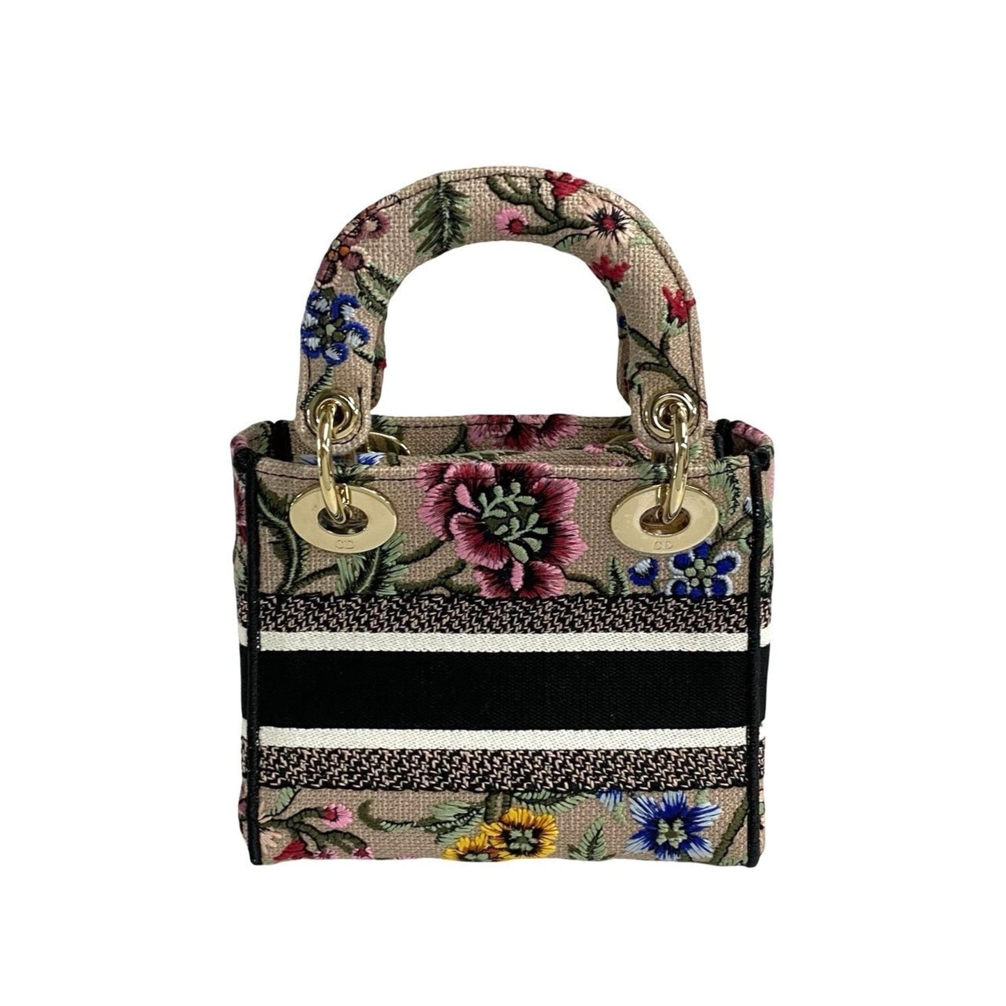 Christian Dior Beige Canvas Shoulder Bag