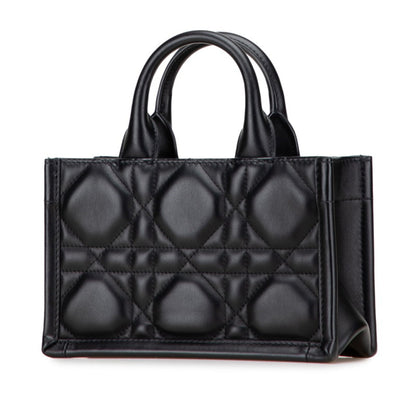 Christian Dior Black Leather Handbag Shoulder Bag Style 5