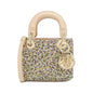 Christian Dior Multi-Color Leather Rhinestone Shoulder Bag