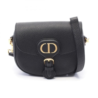 Christian Dior Black Leather Shoulder Bag Style 22