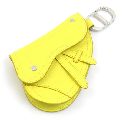Christian Dior Yellow Leather Pouch