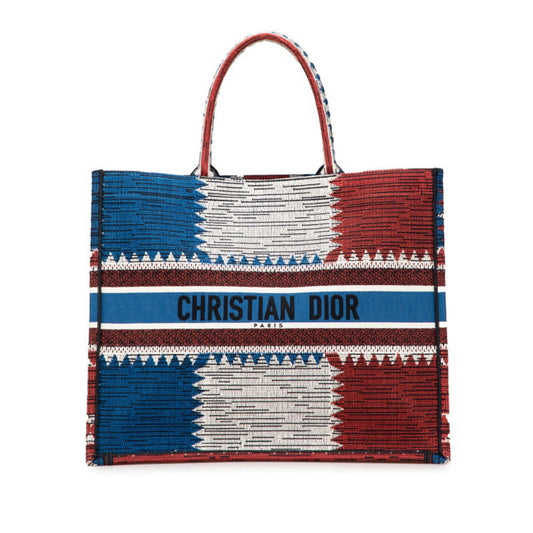 Christian Dior Multi-Color Canvas Tote Bag Canvas