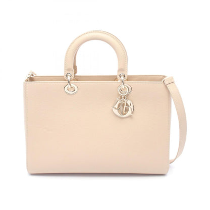 Christian Dior Beige Leather Handbag