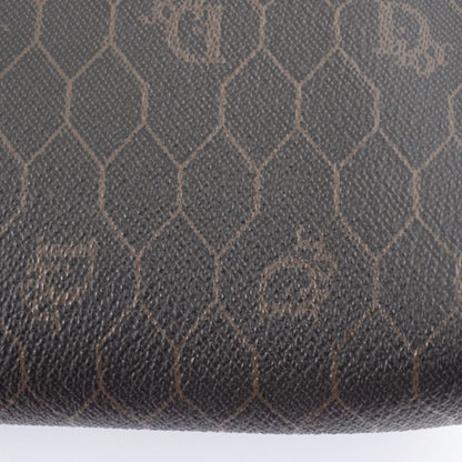 Christian Dior Dark Brown Pvc Leather Shoulder Bag
