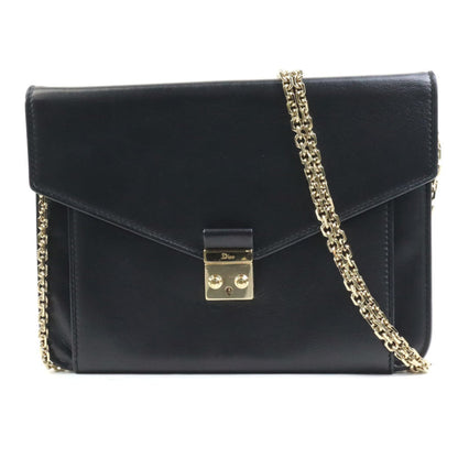 Christian Dior Black Leather Clutch Bag Style 2