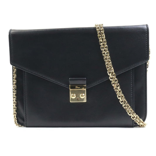 Christian Dior Black Leather Clutch Bag Style 2