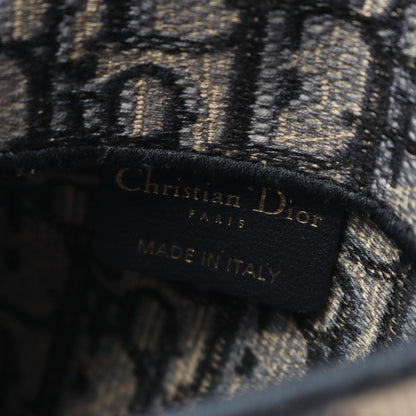 Christian Dior Beige Navy Canvas Fanny Pack Saddle Bag