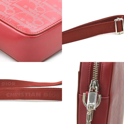 Christian Dior Red Color Leather Shoulder Bag Style 4