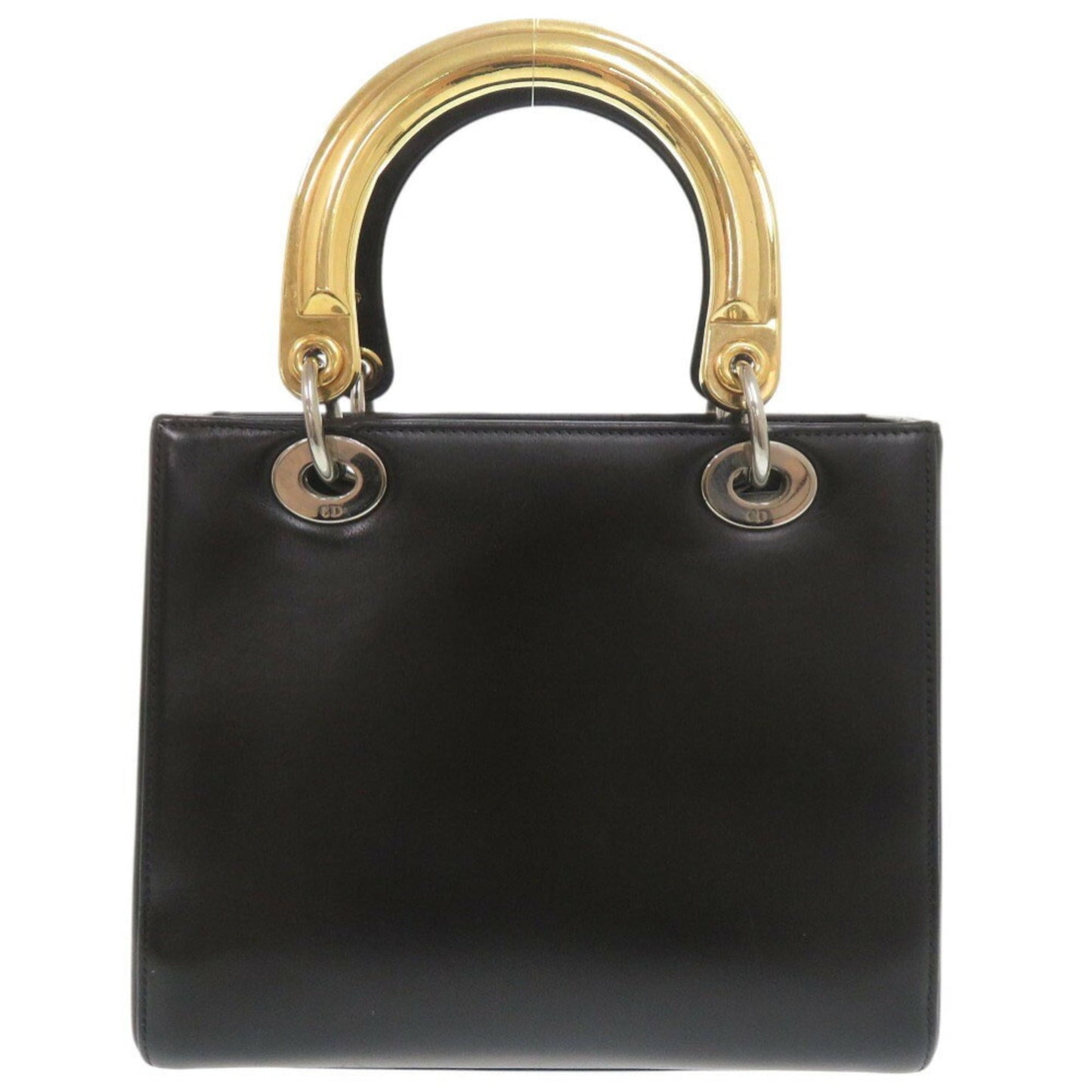 Christian Dior Black Multi-Color Leather Handbag Shoulder Bag