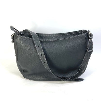 Christian Dior Black Leather Shoulder Bag Style 47