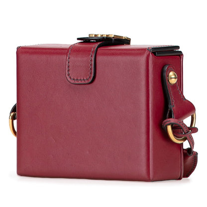 Christian Dior Red Color Leather Shoulder Bag Style 2
