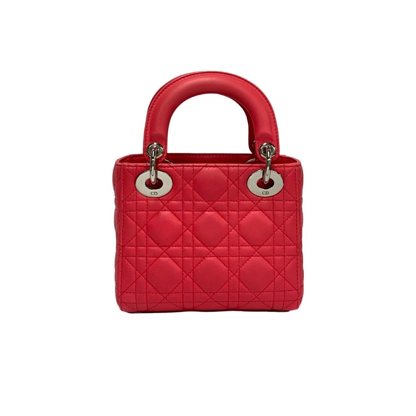 Christian Dior Pink Leather Handbag Shoulder Bag Style 5