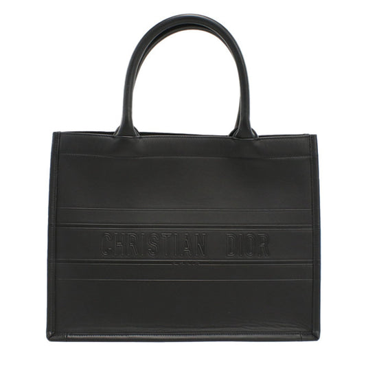 Christian Dior Black Leather Tote Bag Style 3