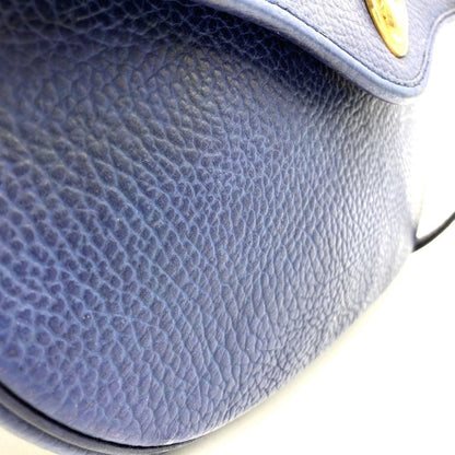 Christian Dior Navy Leather Shoulder Bag Style 2