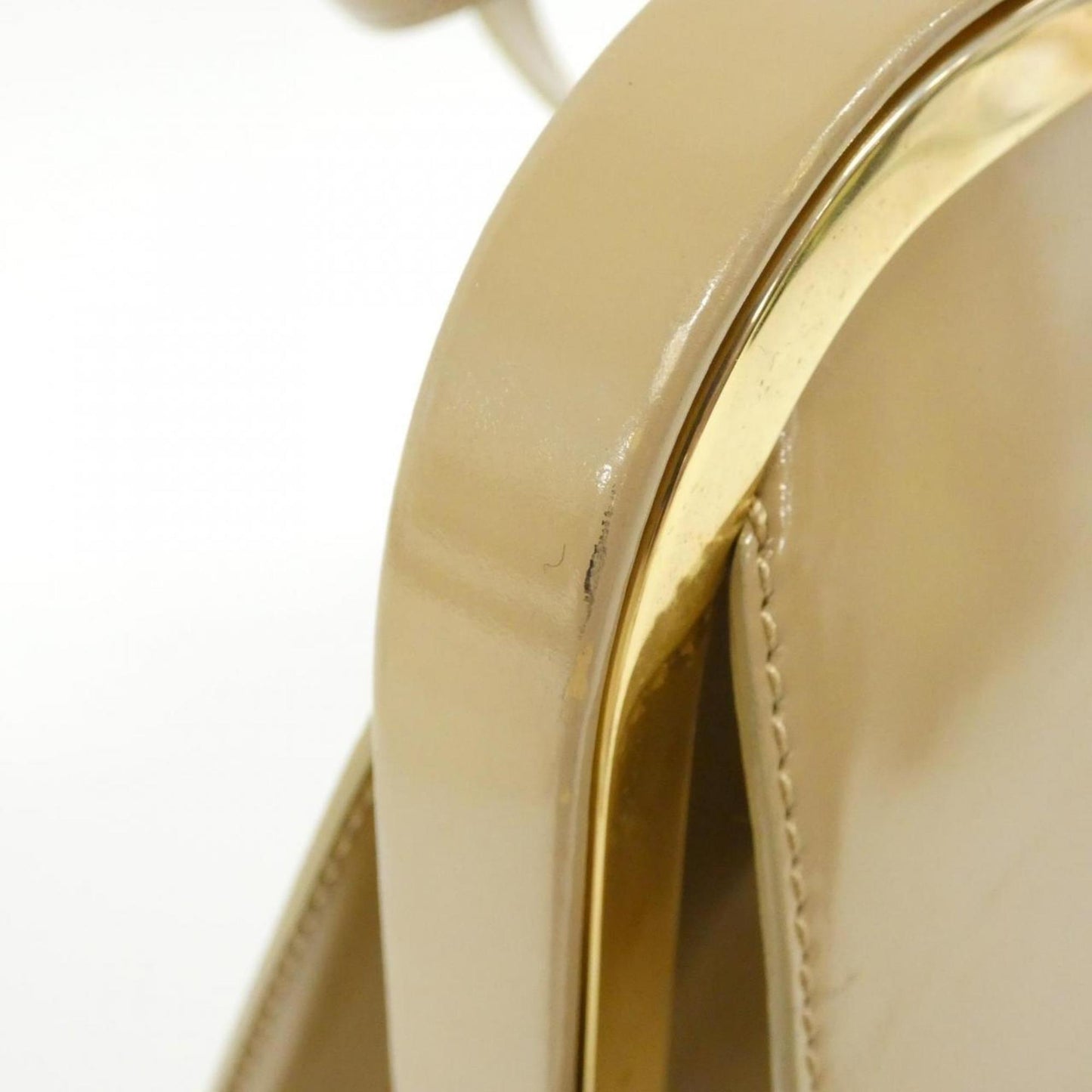 Christian Dior Beige Leather Handbag Style 4
