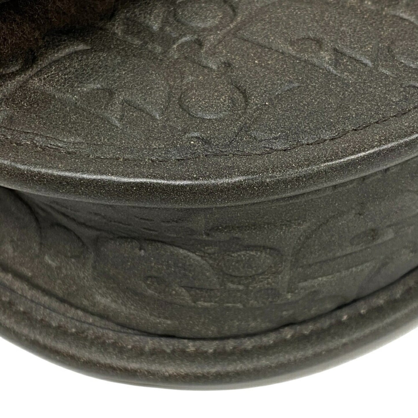 Christian Dior Brown Leather Shoulder Bag