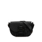 Christian Dior Black Canvas Leather Shoulder Bag
