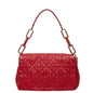 Christian Dior Red Color Leather Handbag Shoulder Bag Leather