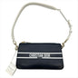 Christian Dior Navy Leather Shoulder Bag Leather