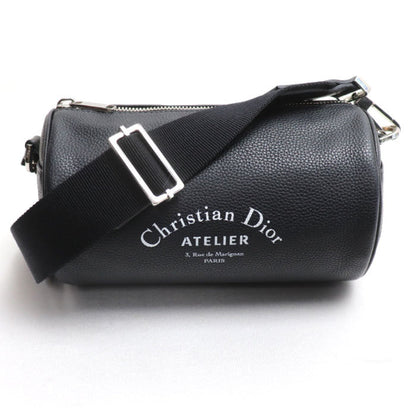 Christian Dior Black Leather Shoulder Bag Style 43