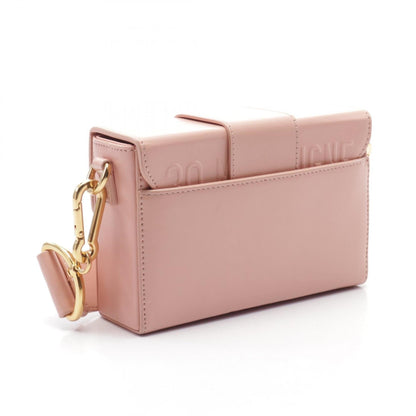 Christian Dior Pink Leather Shoulder Bag Style 7