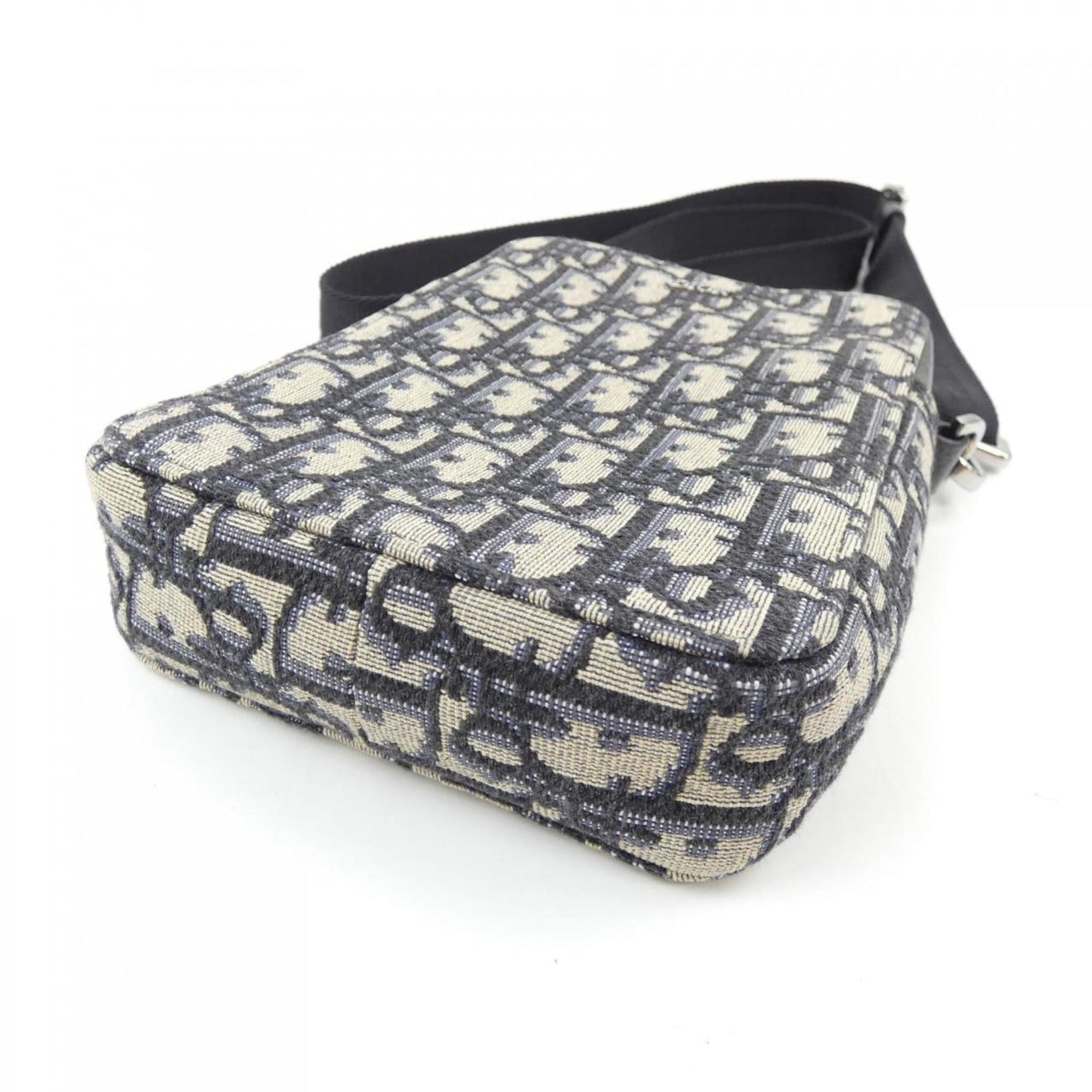 Christian Dior Beige Black Blue Handbag Black