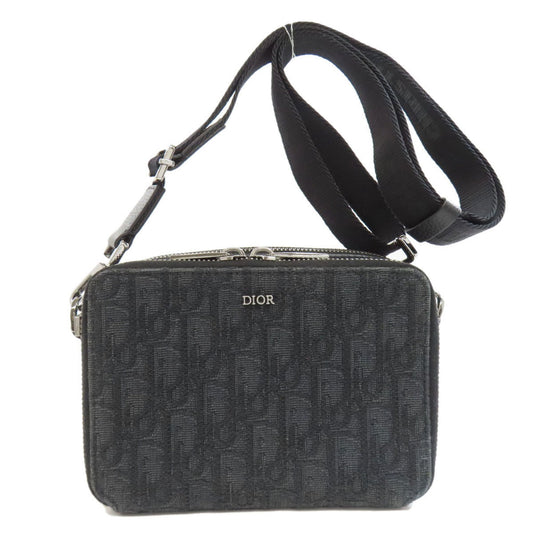 Christian Dior Black Canvas Shoulder Bag Style 3